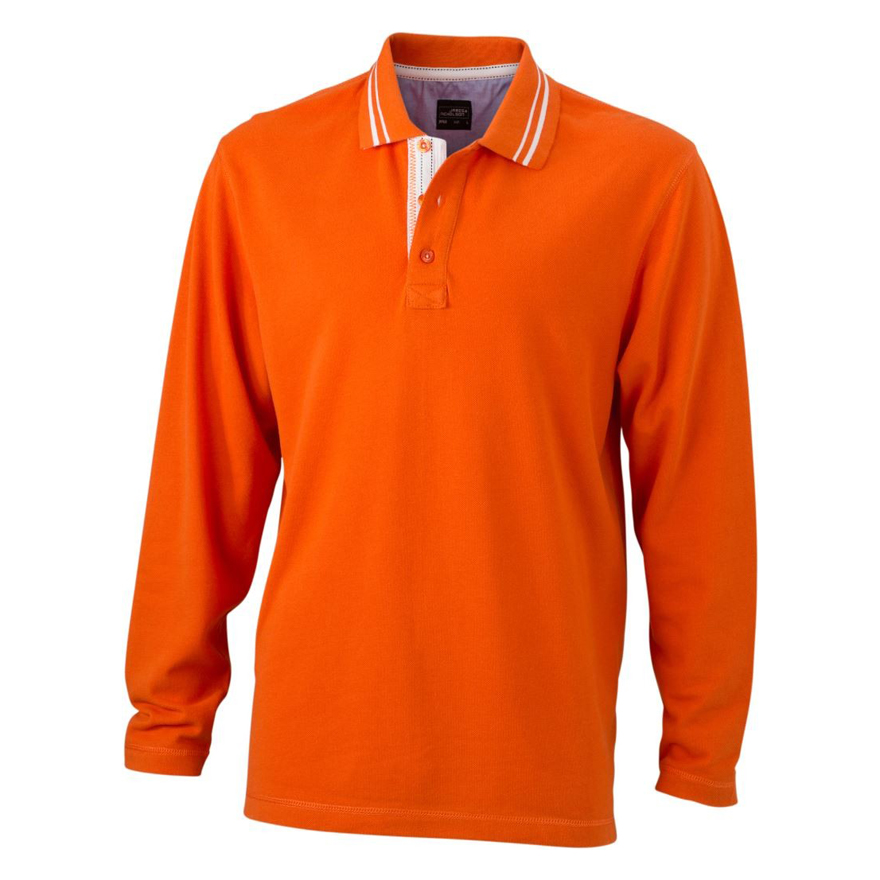 JN968-Mens Polo Long-Sleeved